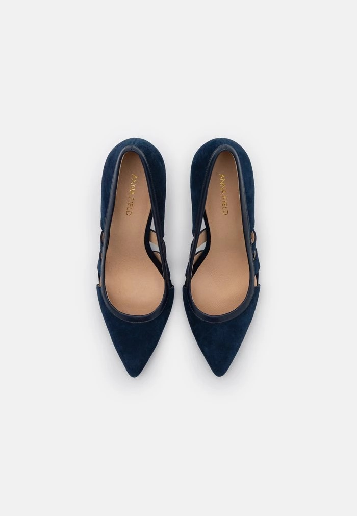 Escarpin ANNA FIELD Anna Field Cuir Bleu Marine Femme | YWH-5840458